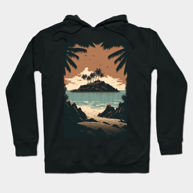 Hawaiian Island Dreams Hoodie by Abili-Tees